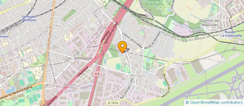 localisation de l'entreprise YEMA à WISSOUS