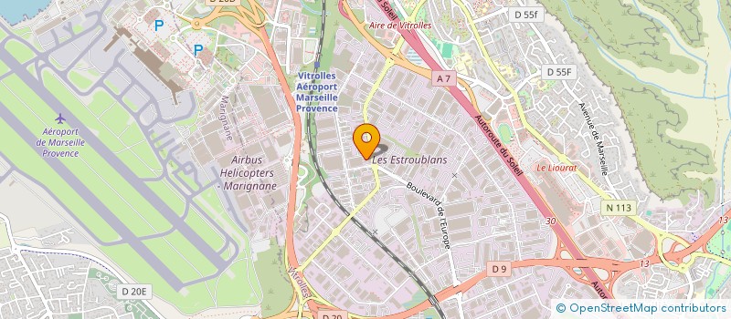localisation de l'entreprise YEMA  VITROLLES