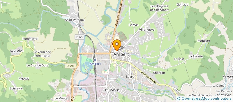 localisation de l'entreprise YEMA TANGO  AMBERT