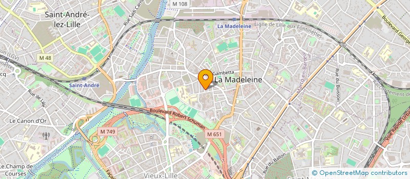 localisation de l'entreprise YEMAHIMO à LA MADELEINE