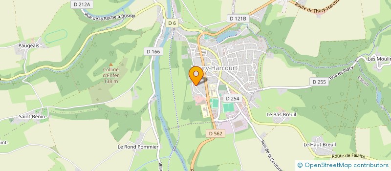 localisation de l'entreprise YEMMA TRANSPORT  THURY-HARCOURT-LE-HOM