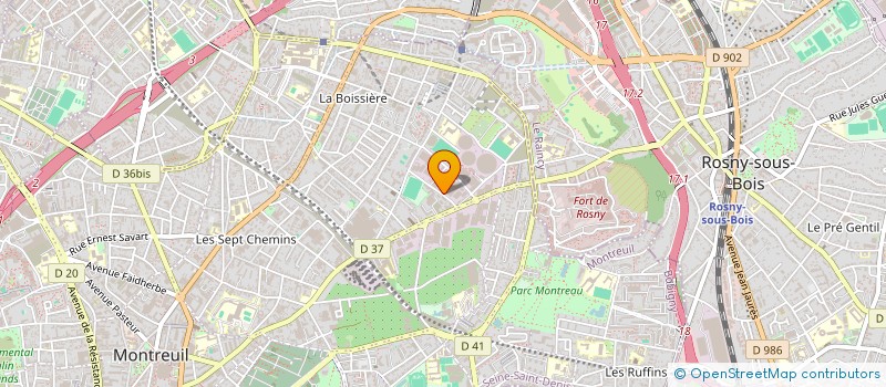 localisation de l'entreprise YEMMANITY à MONTREUIL