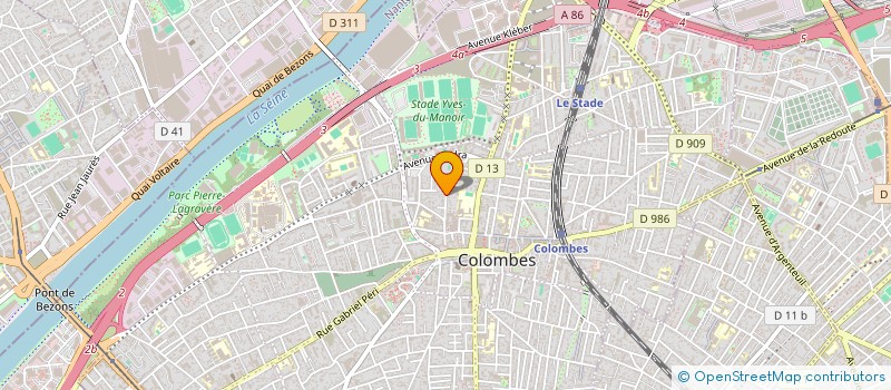 localisation de l'entreprise YEMMI ET FILLES  COLOMBES