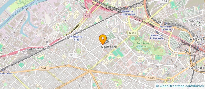 localisation de l'entreprise YEMMI FOOD à NANTERRE