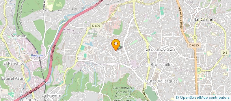 localisation de l'entreprise YEMOJA RH à LE CANNET