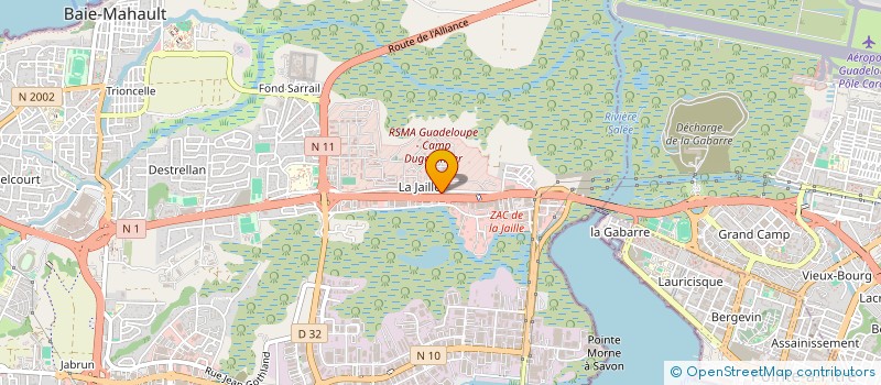 localisation de l'entreprise YEMOUNA CONSULTING  BAIE MAHAULT