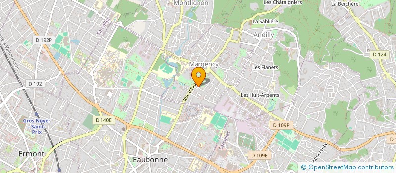 localisation de l'entreprise YEN'P  MARGENCY