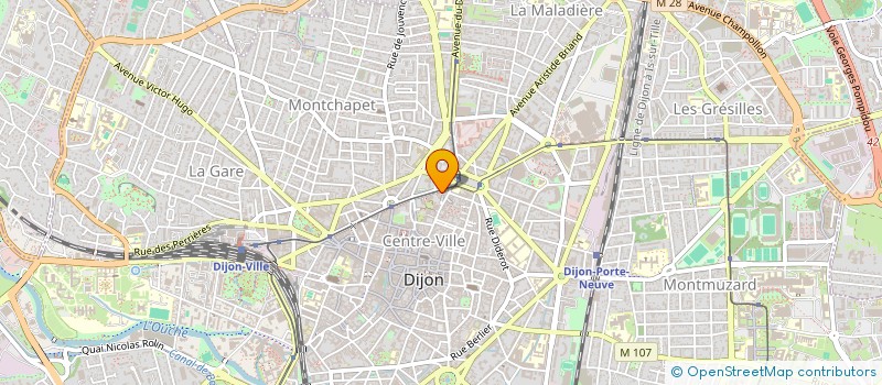 localisation de l'entreprise YENA à DIJON