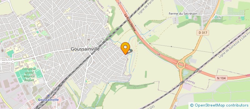 localisation de l'entreprise YENDE  GOUSSAINVILLE