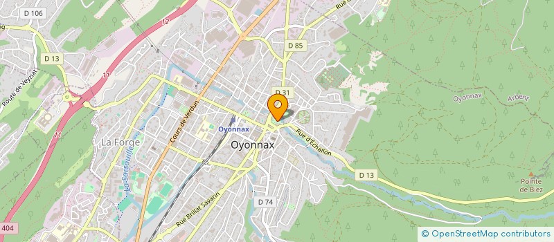 localisation de l'entreprise YENER PRESTIGE IMMOBILIER à OYONNAX
