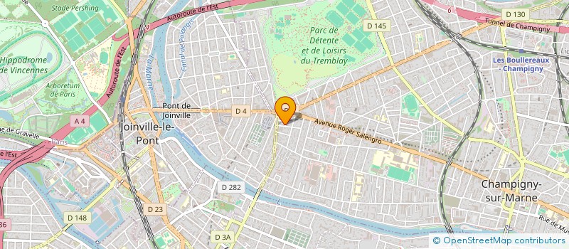 localisation de l'entreprise YENLAY à CHAMPIGNY-SUR-MARNE