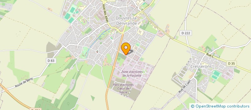 localisation de l'entreprise YENO  DOUVRES-LA-DELIVRANDE