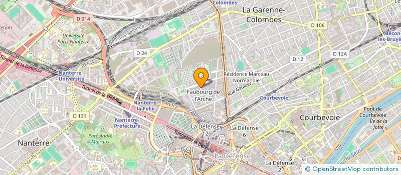 localisation de l'entreprise YENORE CONSULTING à COURBEVOIE