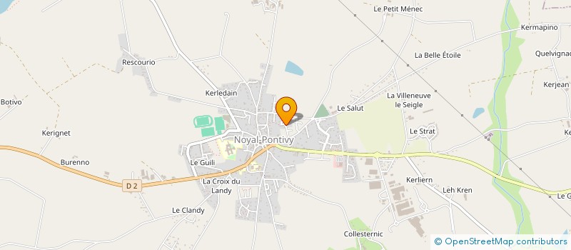 localisation de l'entreprise YENS  NOYAL-PONTIVY