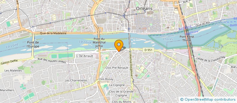 localisation de l'entreprise YENSABAI à ORLEANS