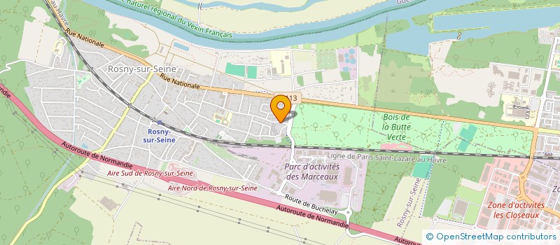 localisation de l'entreprise YEP INFOS  ROSNY-SUR-SEINE