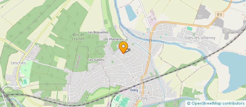 localisation de l'entreprise YEP TOUR INC à ESBLY