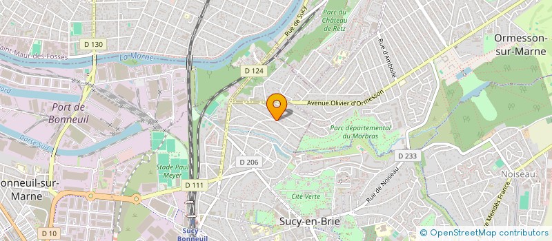 localisation de l'entreprise YEPA DISTRIBUTION à SUCY-EN-BRIE