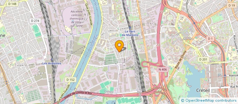 localisation de l'entreprise YERAZ à ALFORTVILLE
