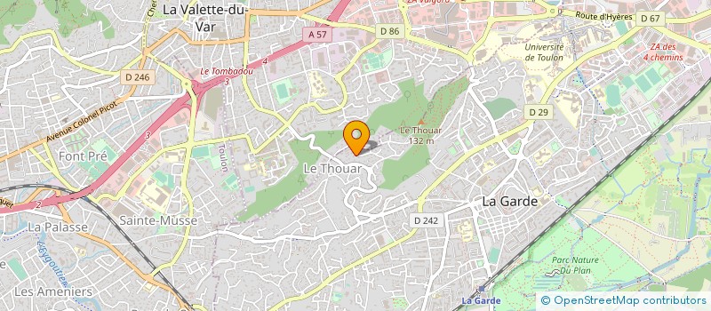 localisation de l'entreprise YEREVAN  LA GARDE