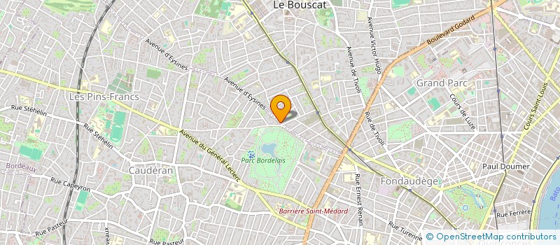 localisation de l'entreprise YERLE LAMBERT  BORDEAUX