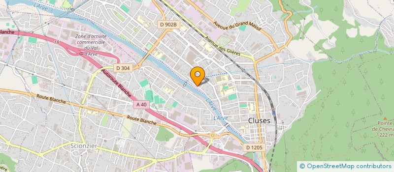 localisation de l'entreprise YERLIKAYA  CLUSES