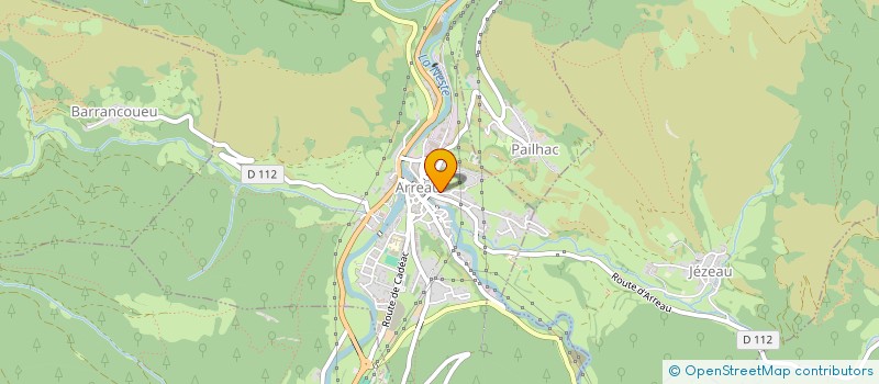 localisation de l'entreprise YERNAUX LAFFON FUCHS INVESTISSEMENTS  ARREAU