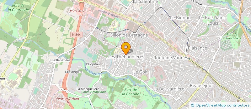localisation de l'entreprise YERO CONSULTING à SAINT-HERBLAIN