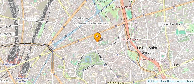 localisation de l'entreprise YES  PARIS