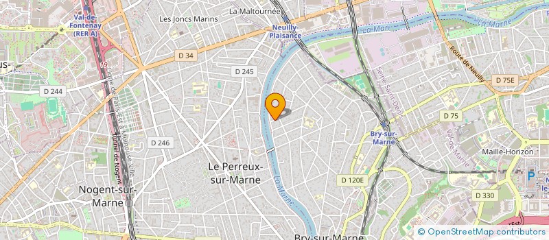 localisation de l'entreprise YES à BRY-SUR-MARNE