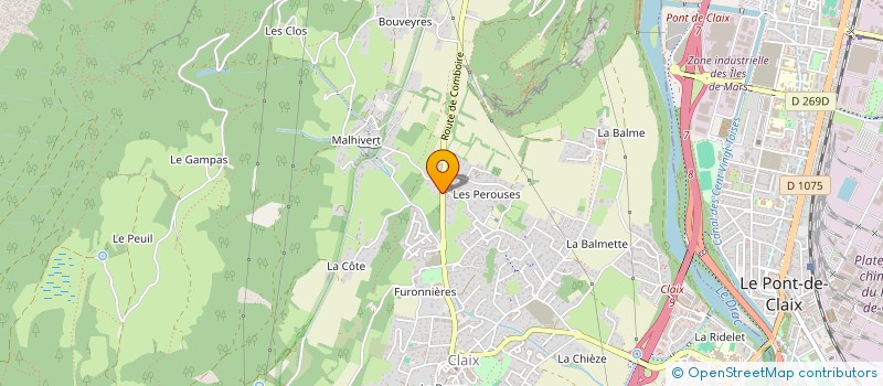 localisation de l'entreprise YES  CLAIX