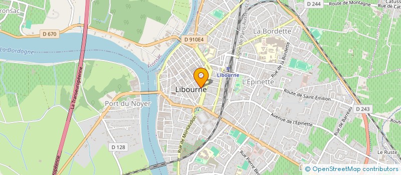 localisation de l'entreprise YES  LIBOURNE