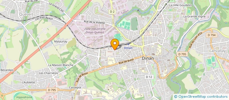 localisation de l'entreprise YES à DINAN