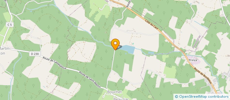 localisation de l'entreprise YES  BEAUZIAC