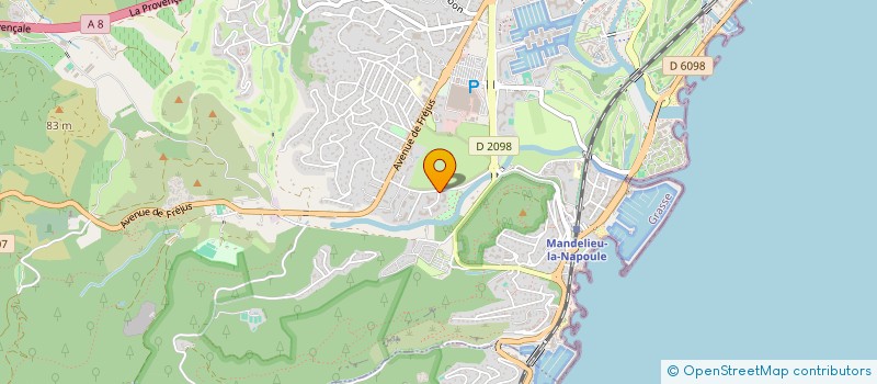 localisation de l'entreprise YES AVENUE  MANDELIEU-LA-NAPOULE