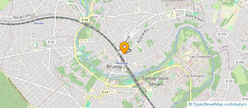localisation de l'entreprise YES BAT à BRUNOY