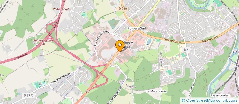 localisation de l'entreprise YES DISTRIBUTION à POITIERS