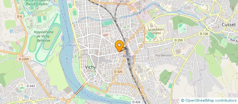 localisation de l'entreprise YES EAT à VICHY