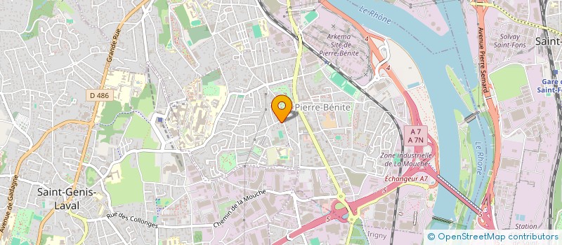 localisation de l'entreprise YES I CAN  OULLINS-PIERRE-BENITE