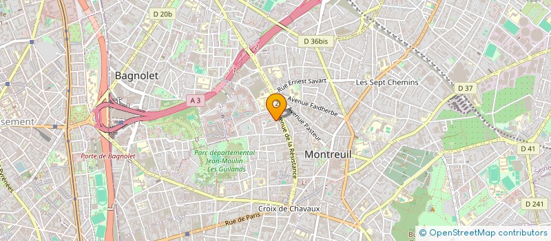 localisation de l'entreprise YES I CLEAN SERVICE à MONTREUIL