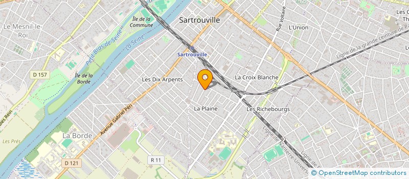 localisation de l'entreprise YES IMMO  SARTROUVILLE