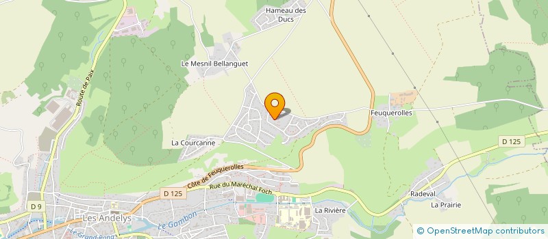 localisation de l'entreprise YES INFORMATIQUE à LES ANDELYS