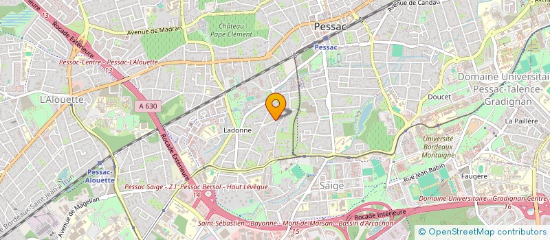 localisation de l'entreprise YES INVESTISSEMENTS à PESSAC