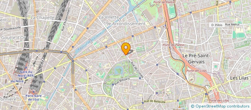 localisation de l'entreprise YES LAB  PARIS