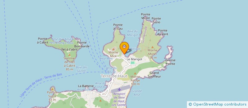 localisation de l'entreprise YES LOCATION à TERRE-DE-HAUT