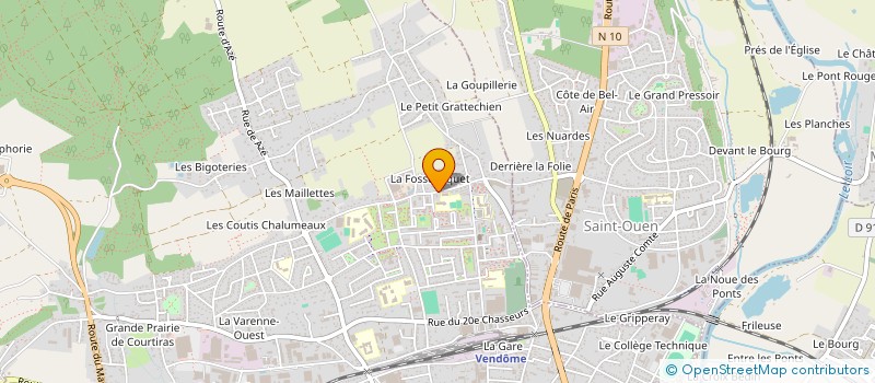 localisation de l'entreprise YES LORD à VENDOME