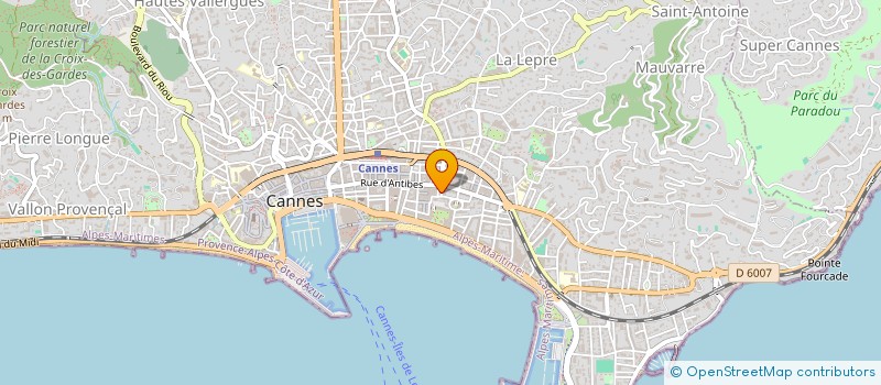 localisation de l'entreprise YES ONGLES à CANNES