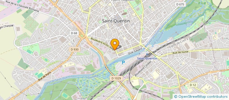 localisation de l'entreprise YES PARE BRISE à SAINT-QUENTIN