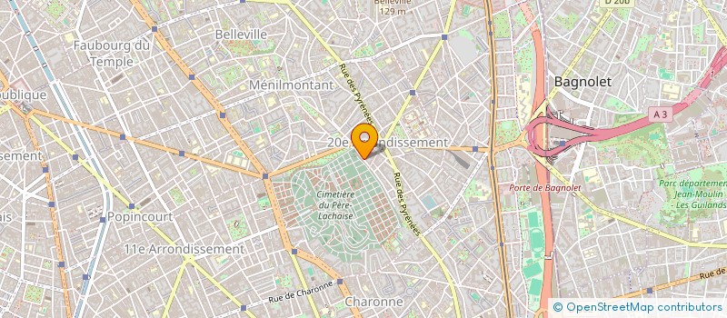 localisation de l'entreprise YES ! PROD  PARIS