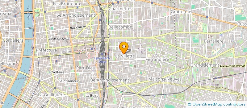 localisation de l'entreprise YES'R à LYON